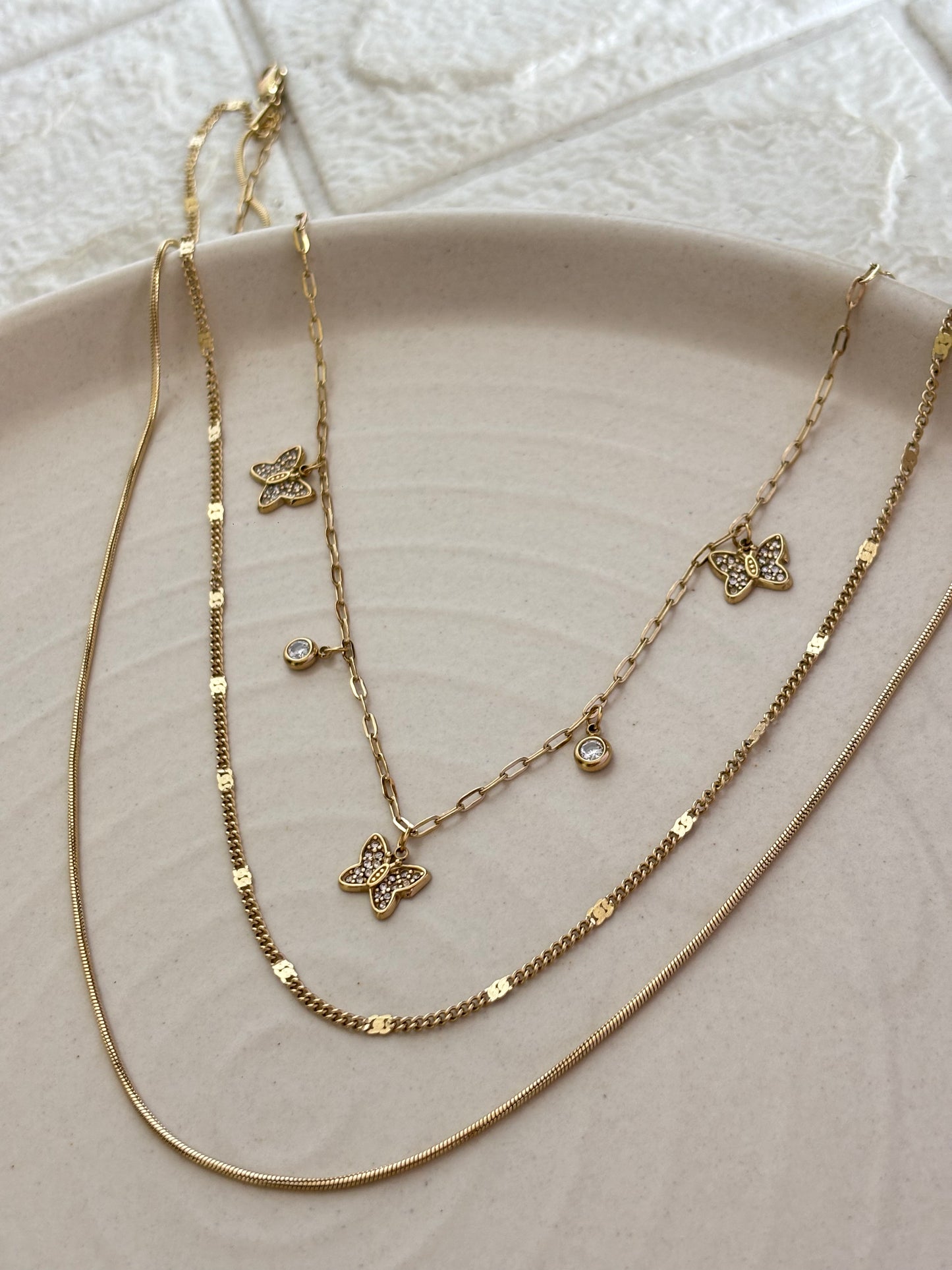 Flutter Layered Necklace
