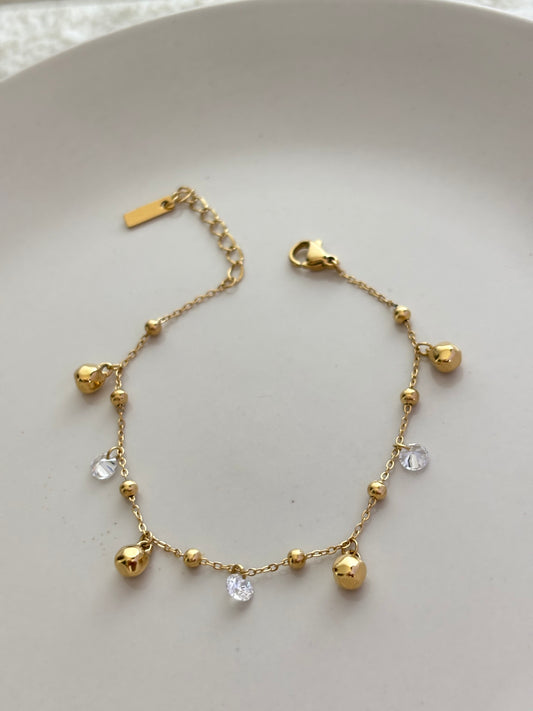 Stephy Crystal Charm Bracelet