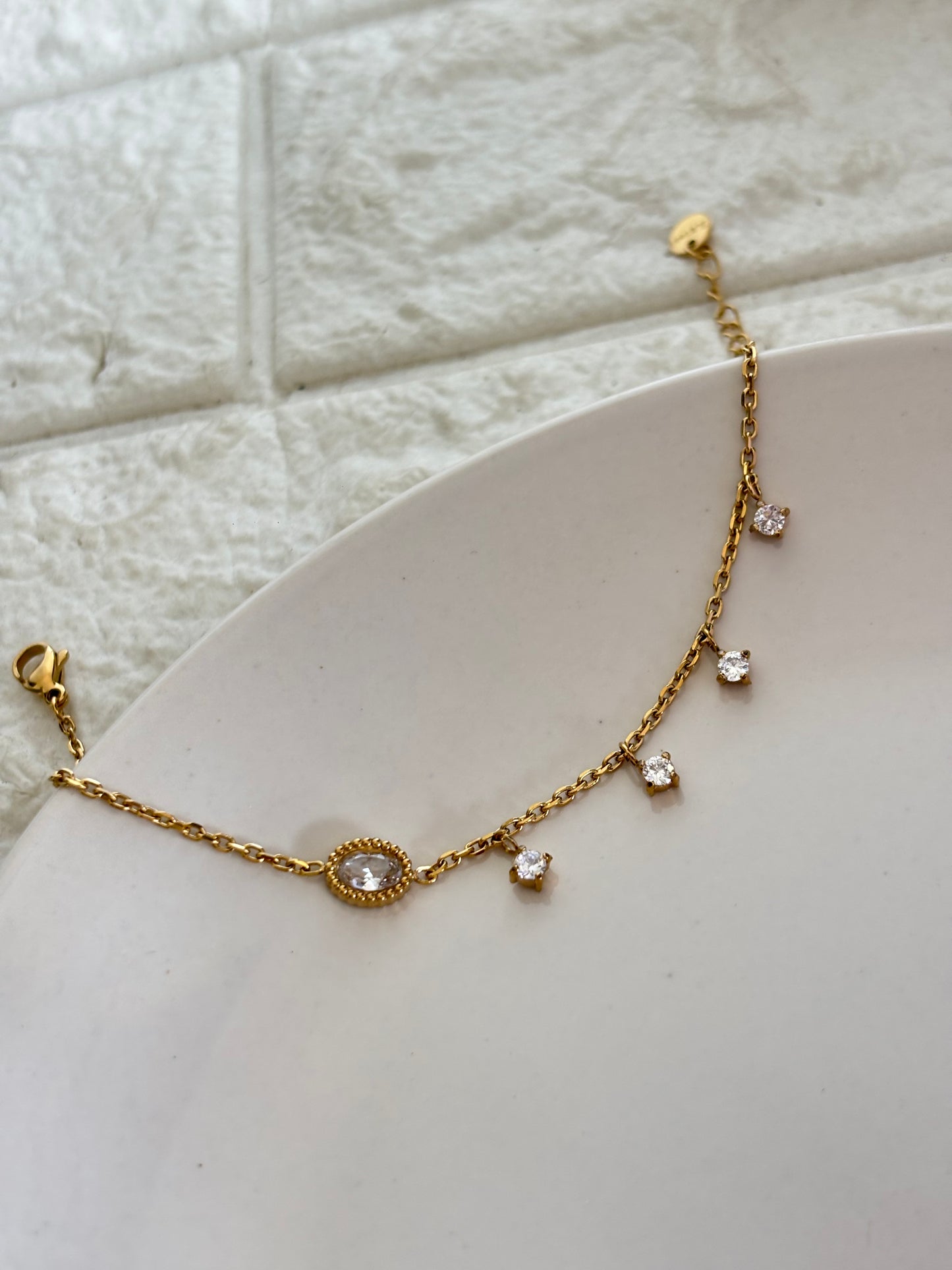 Serena Charm Drop Bracelet