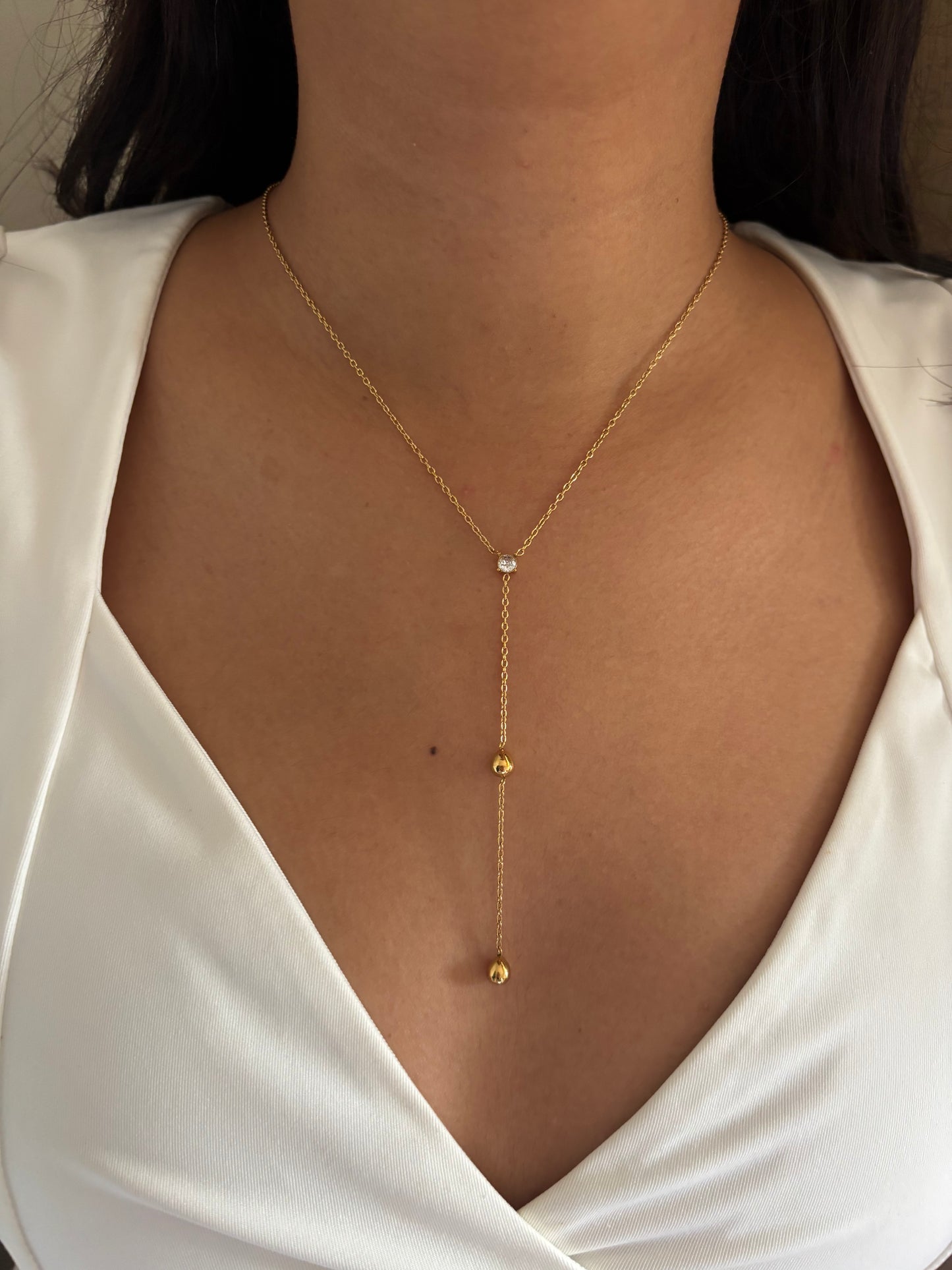 Ira Drop Y-Necklace