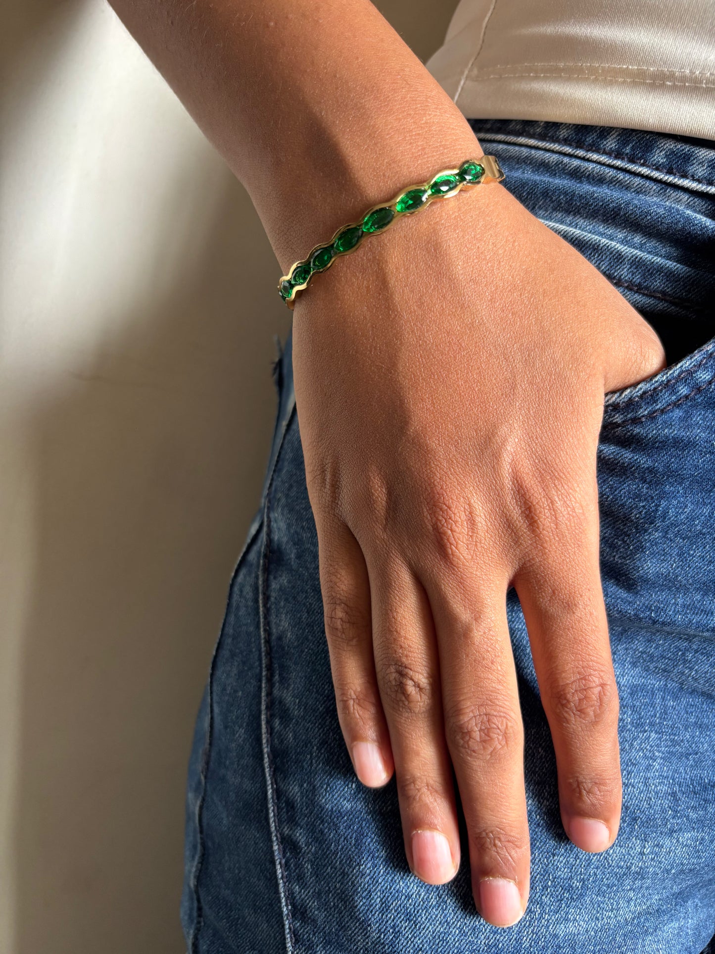 Emma Emerald Bracelet