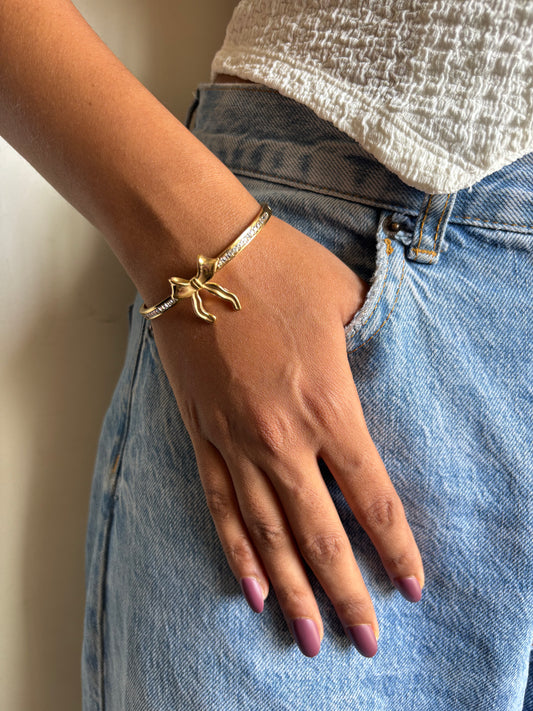 Bow Studded Bracelet