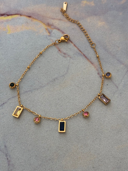 Multi-Color Charm Bracelet