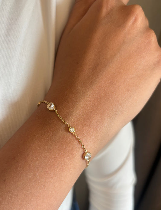 Zia Pear Studded Bracelet