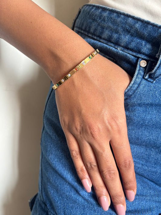 Classic Multi-color Studded Bracelet