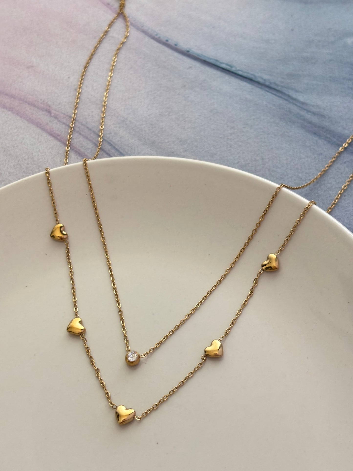 Minimal Luxe Mini Heart Necklace