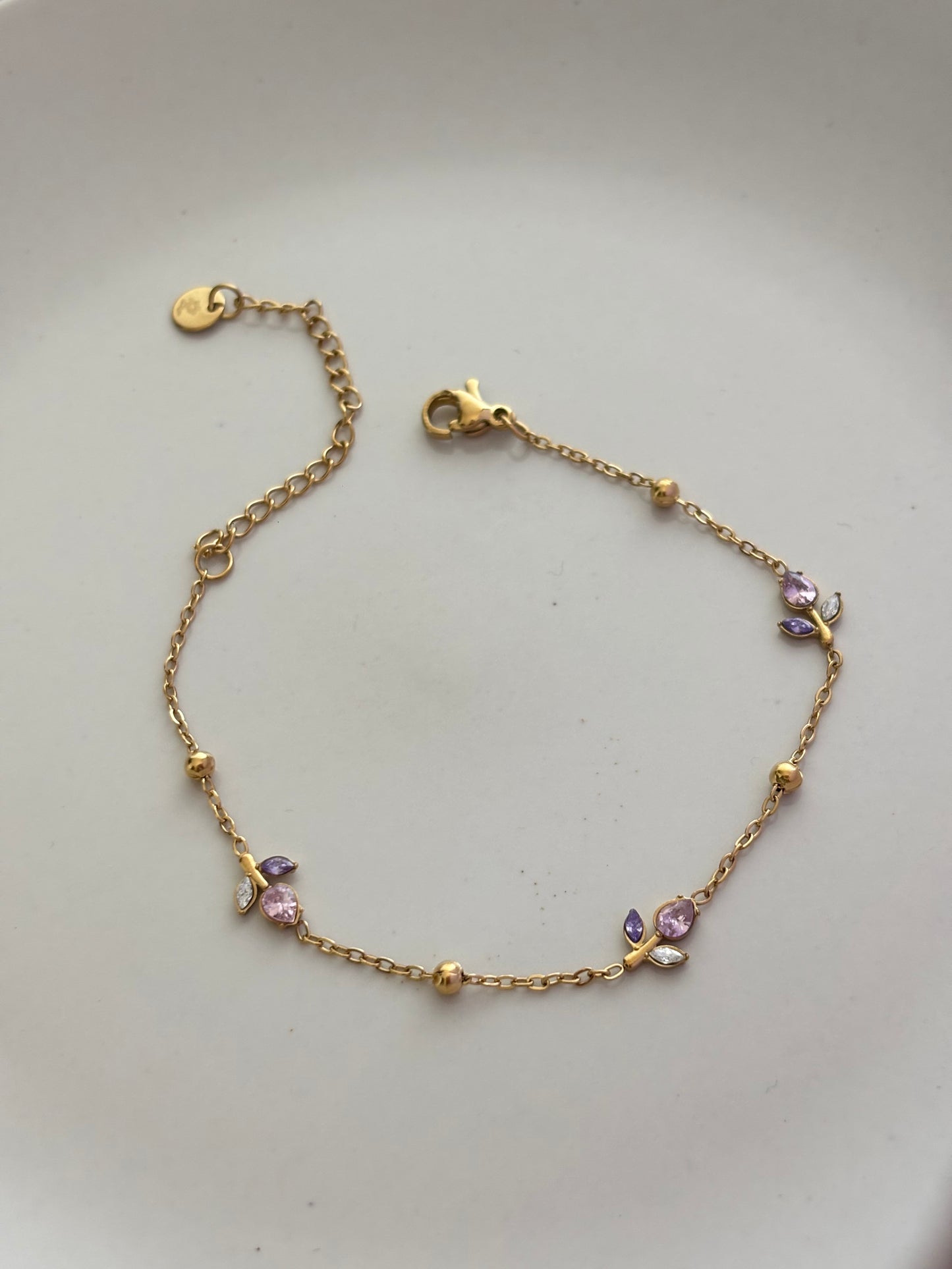 Lilac Tulip Bracelet