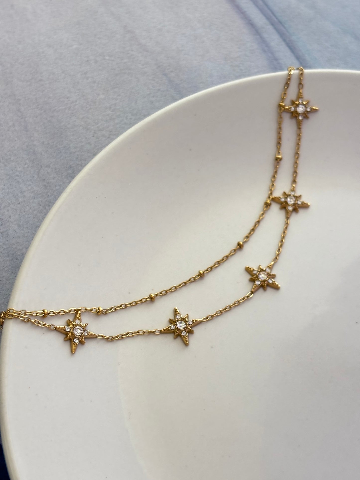 Star-Flare Layered Bracelet