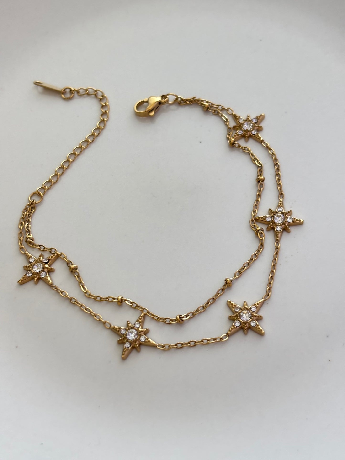 Star-Flare Layered Bracelet