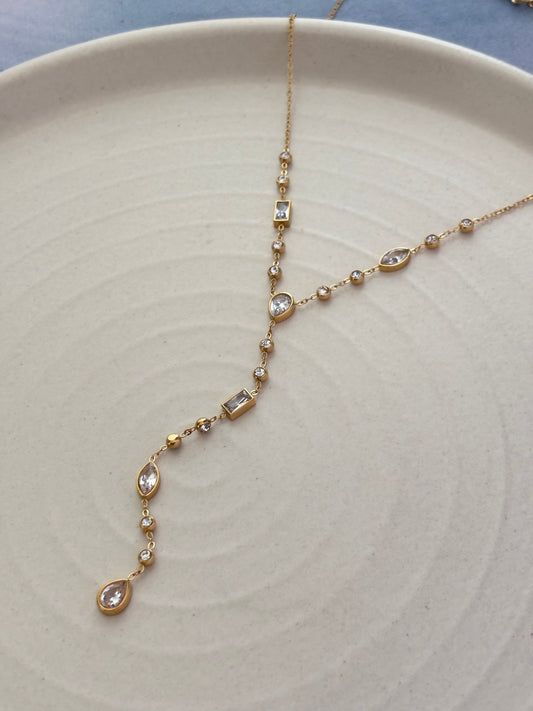 Belle studded Y-Necklace