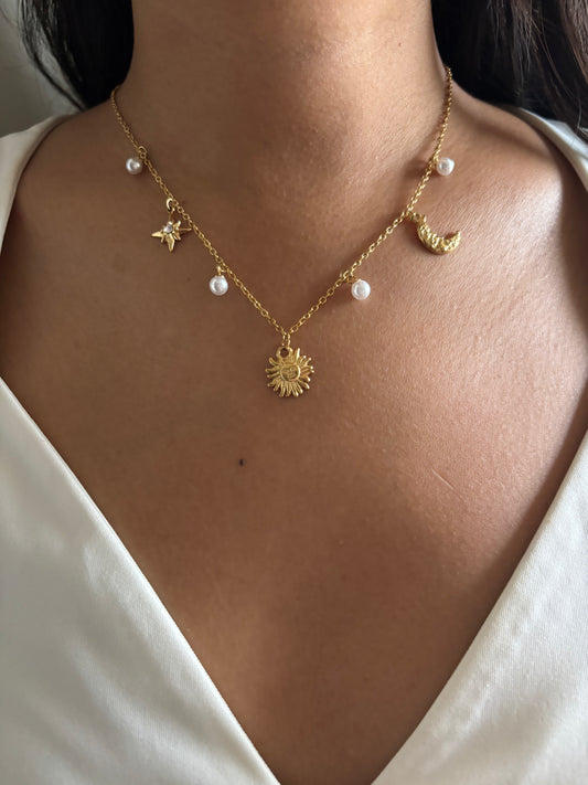 Sun-shine Charm Necklace
