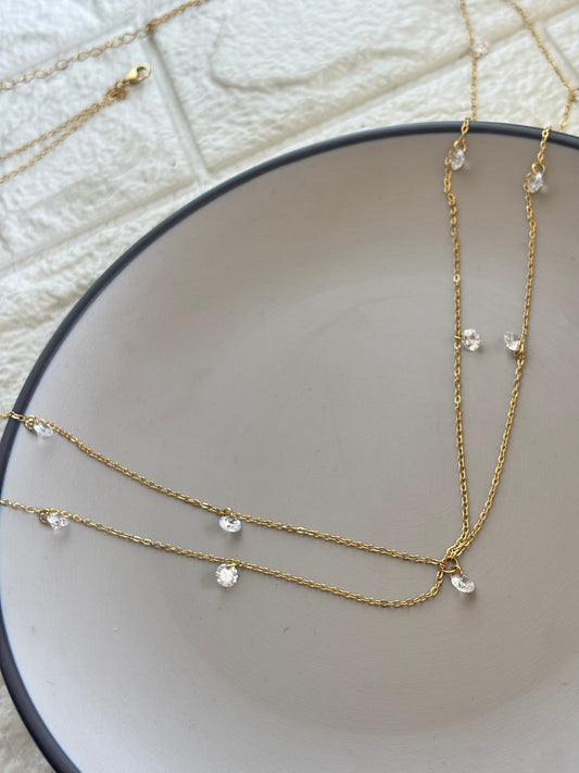 Crystal Layered Waist Chain