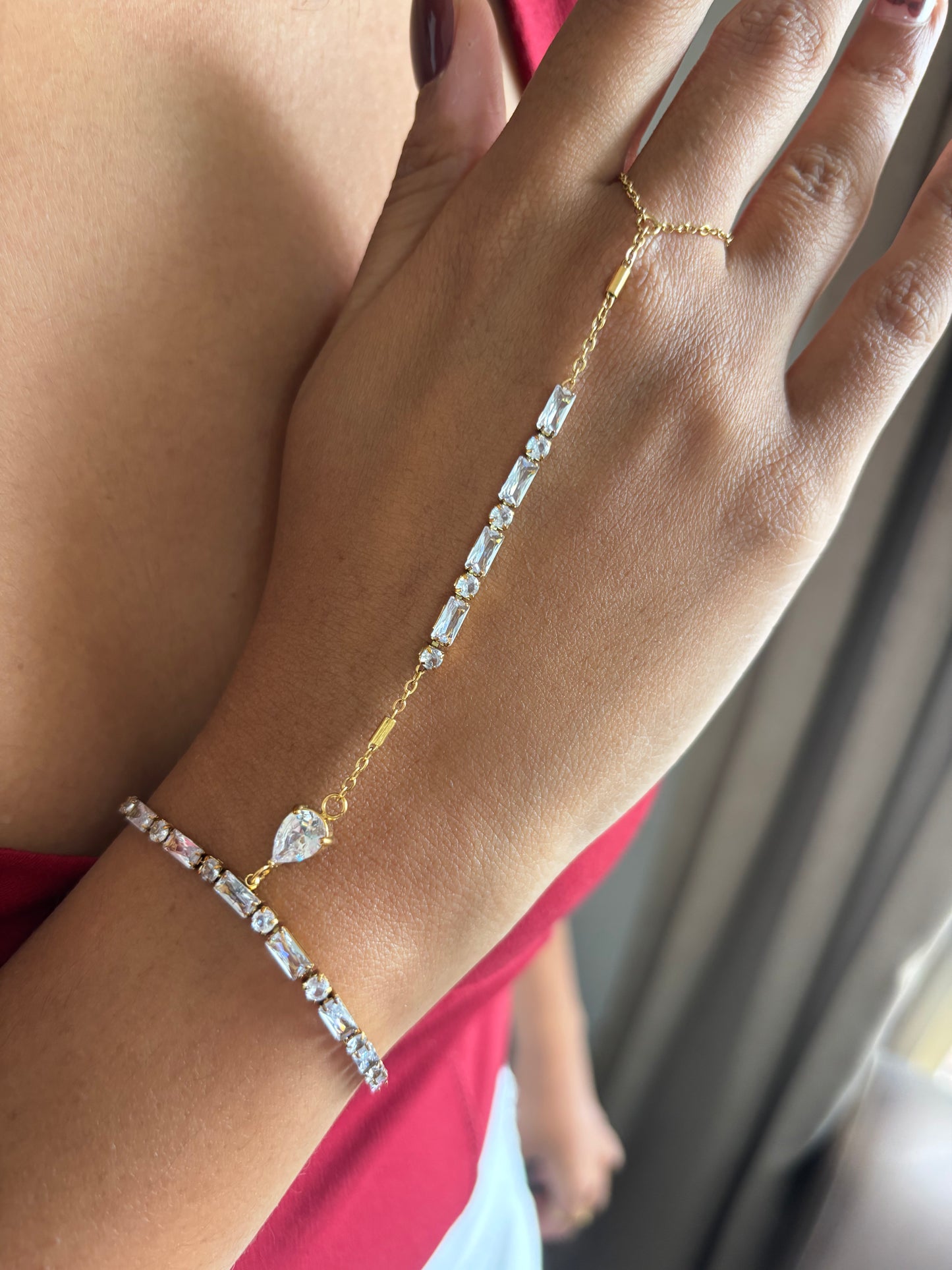 Tennis Drop Hand Chain