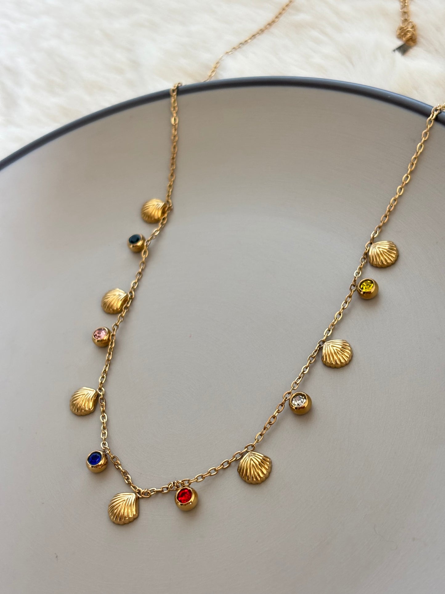 Shell Multicolor Charm Chain