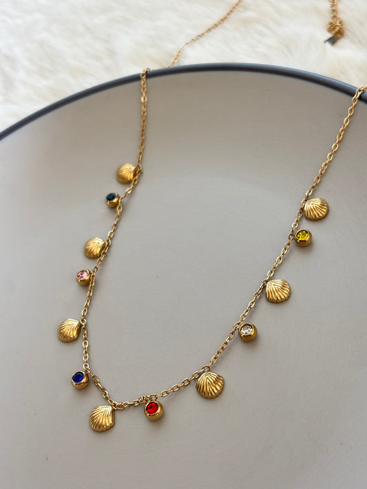 Shell Multicolor Charm Chain
