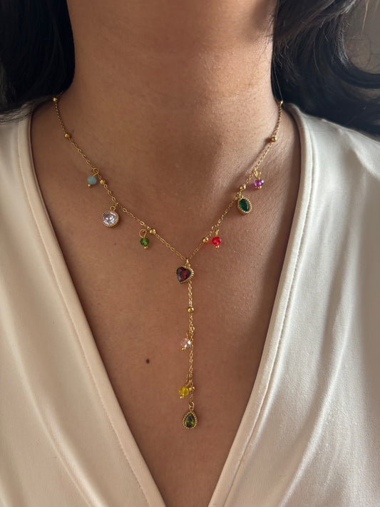 Multi-color Y-Necklace