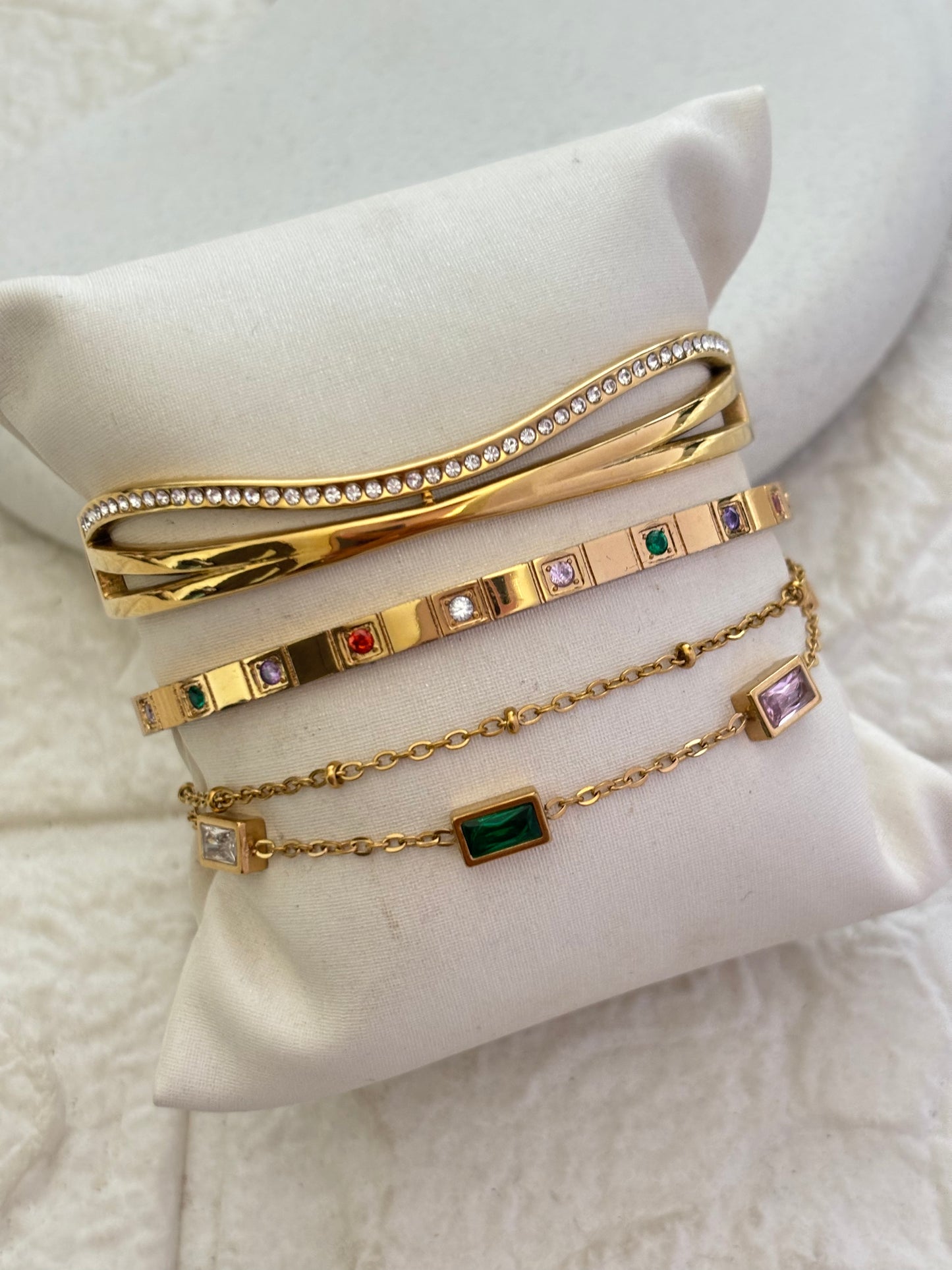 Multi-color Bracelet Stack