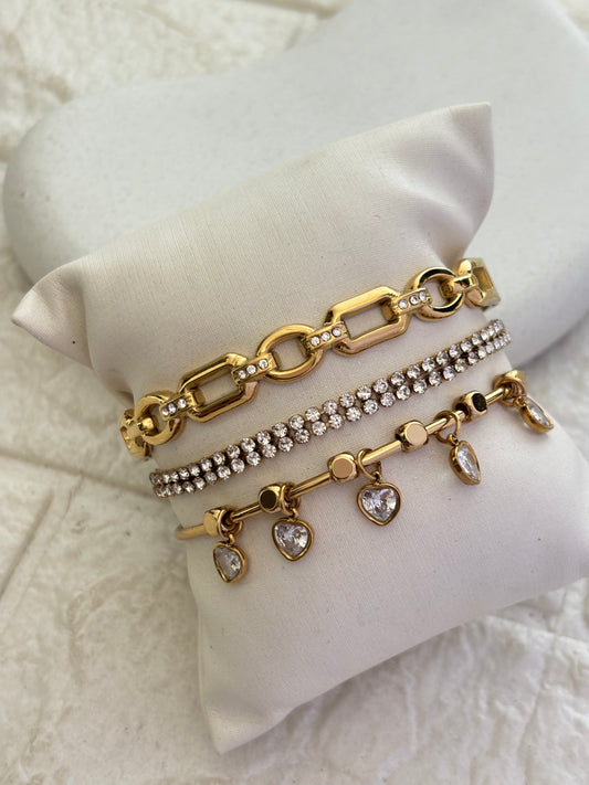 Old-School Bracelet Stack