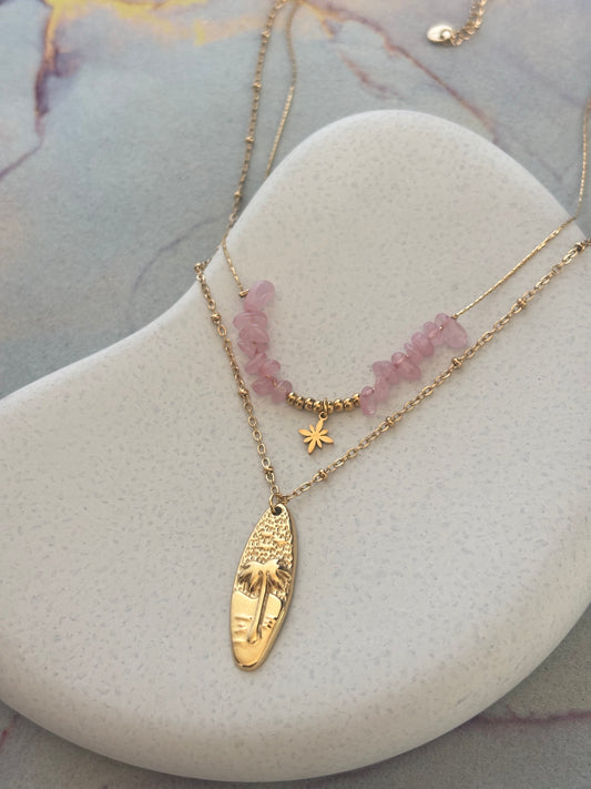 Pink Wasabi Necklace