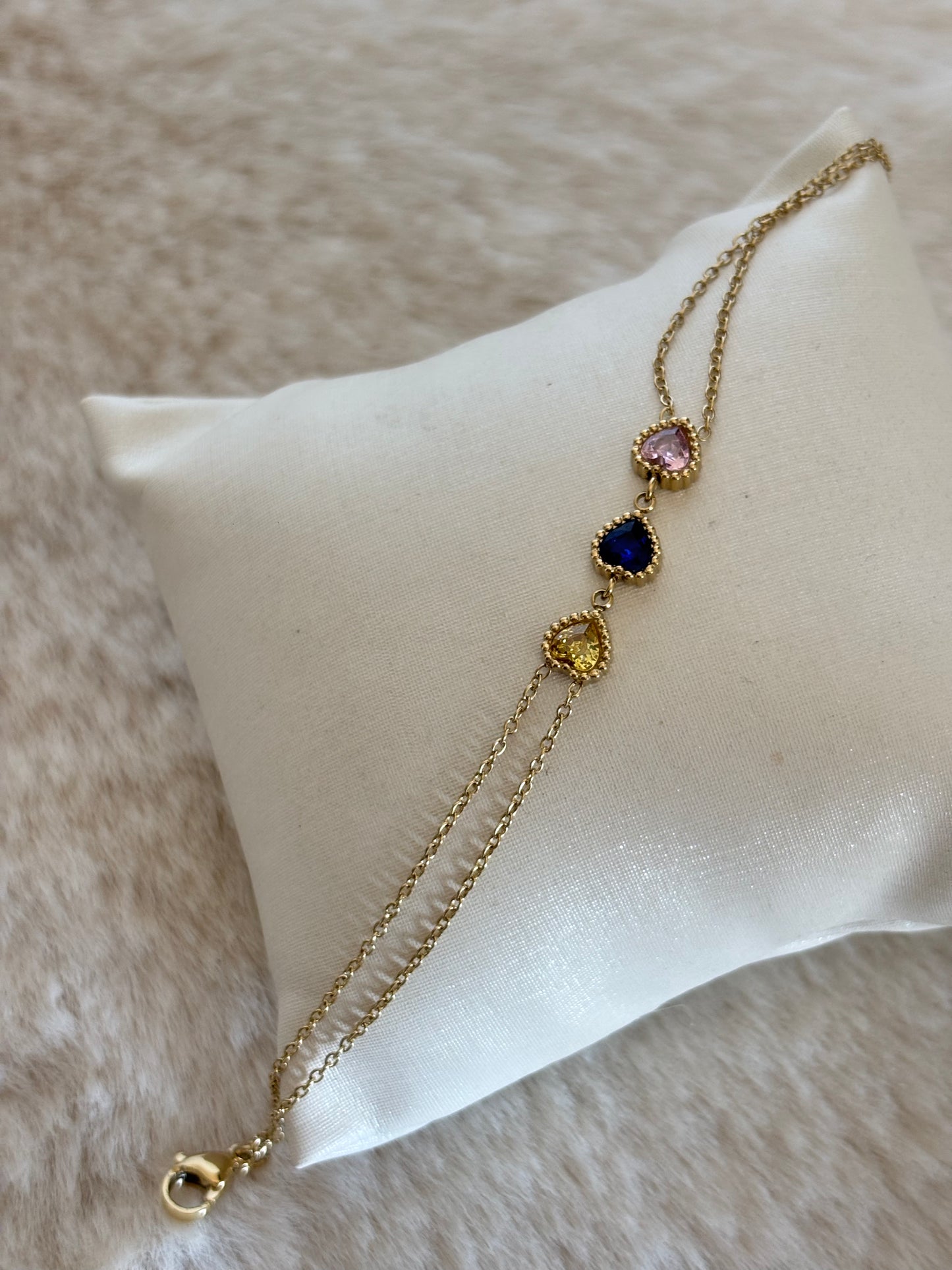 Taylor Multi-Heart Bracelet