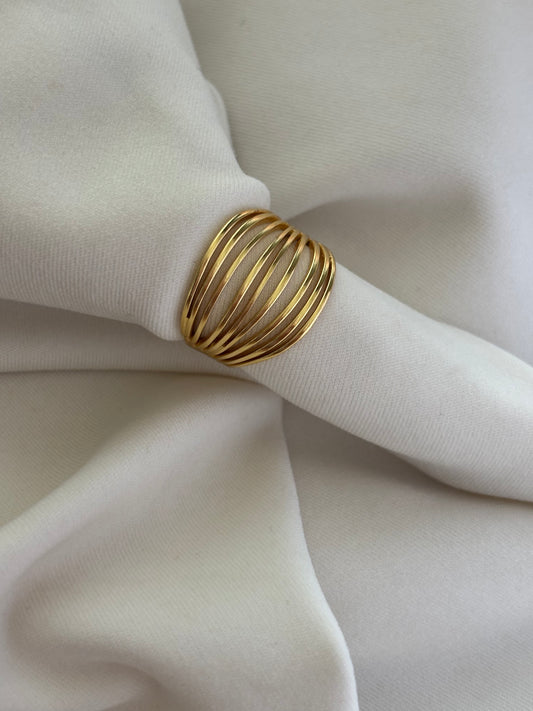 Line-tribe Ring - Size 7