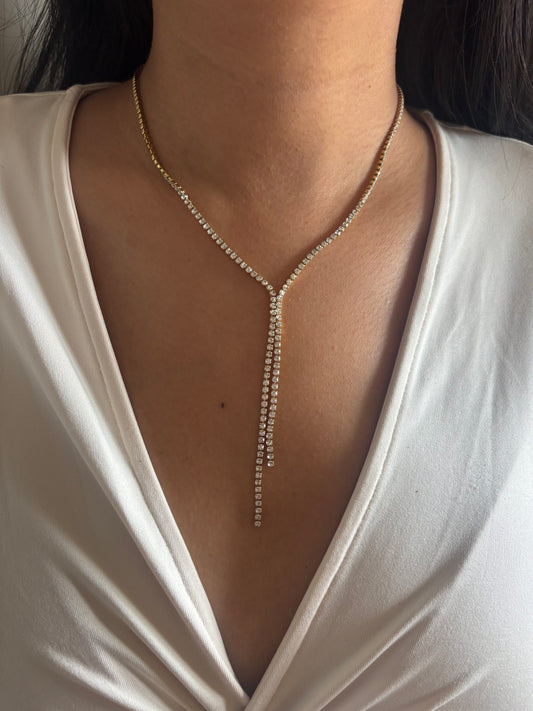 Sterling Y Necklace
