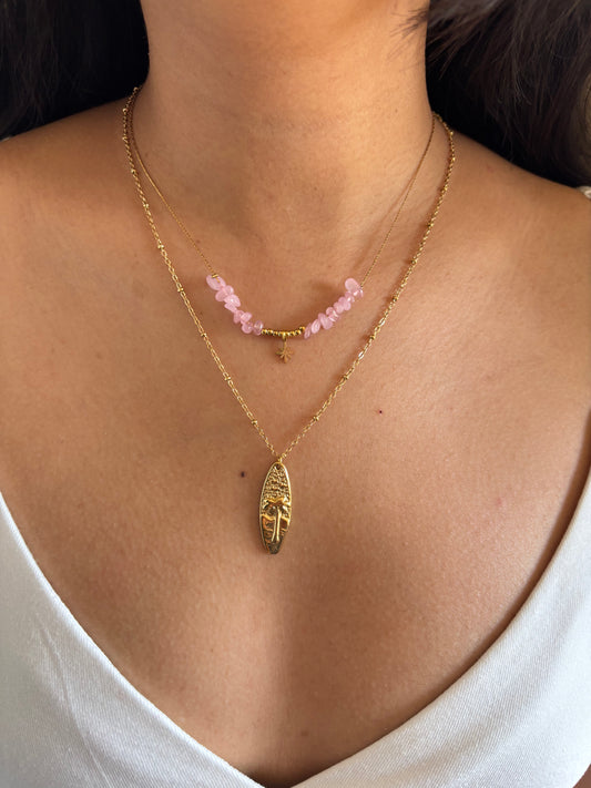 Pink Wasabi Necklace