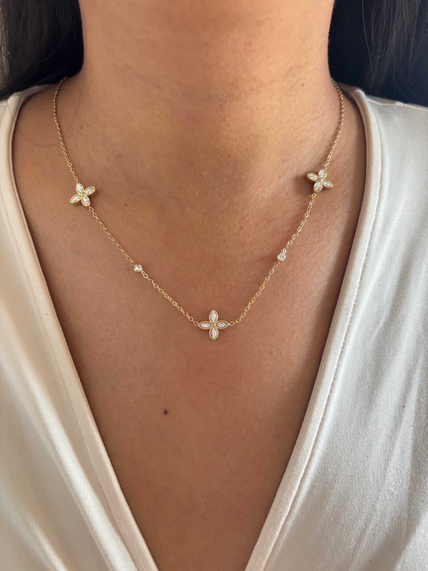 Florence Studded Necklace