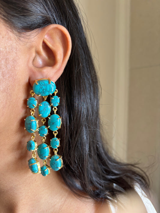 Turquiose Azure Dangler