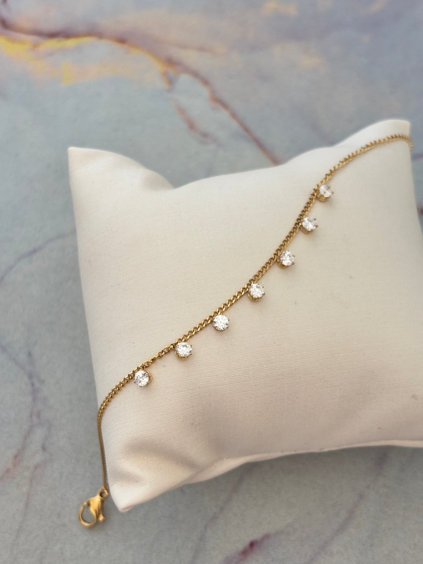 Crystal Clear Charm Bracelet