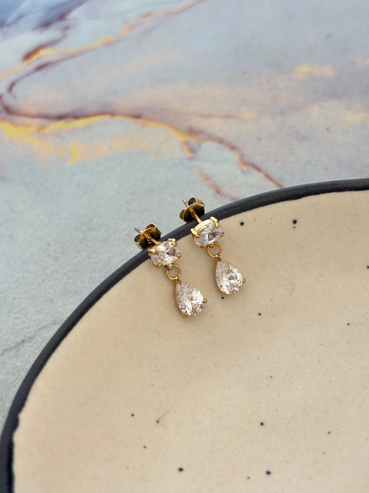 Olivia Diamond Drop Studs