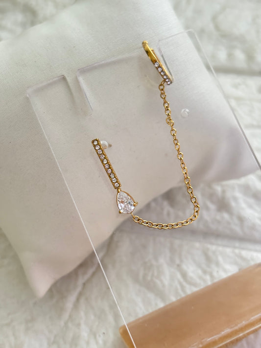 Tear-Drop No Piercing Earring