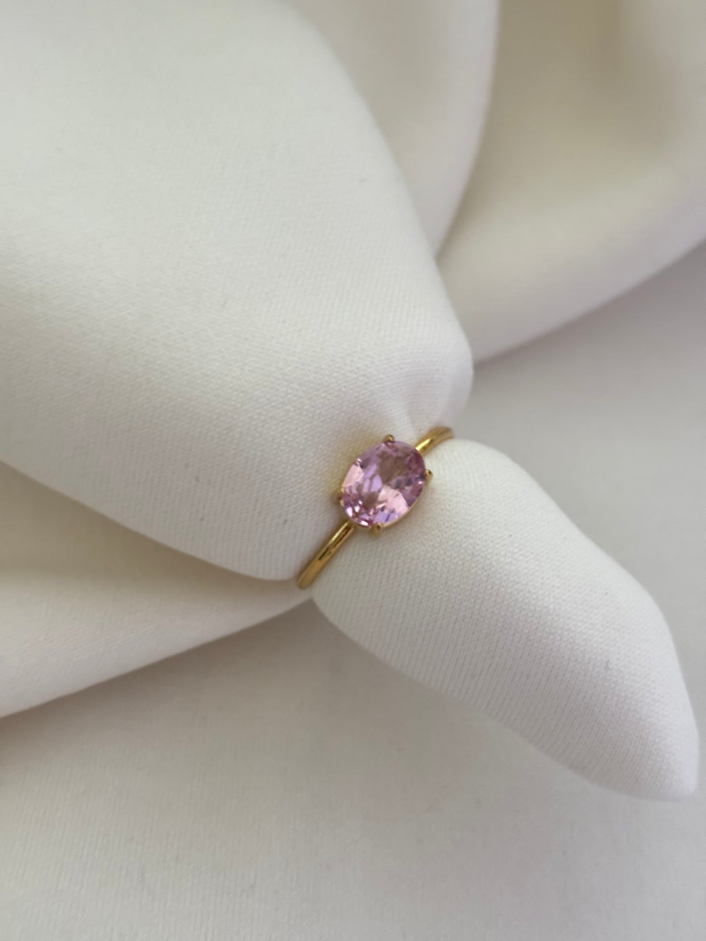 Blush Pink Adjustable Ring