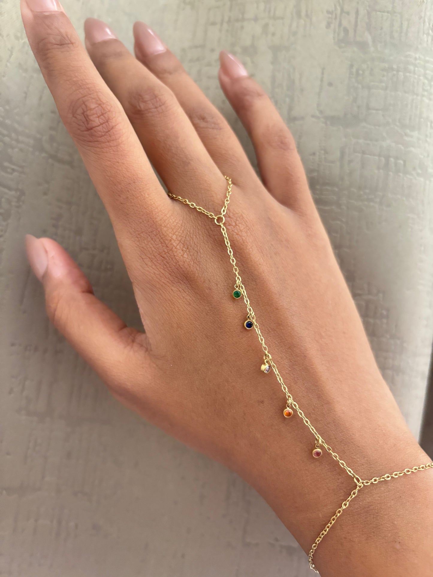 Trinklet Multi-Color Hand Chain