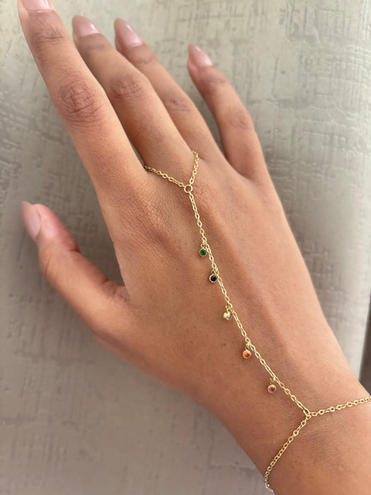 Trinklet Multi-Color Hand Chain