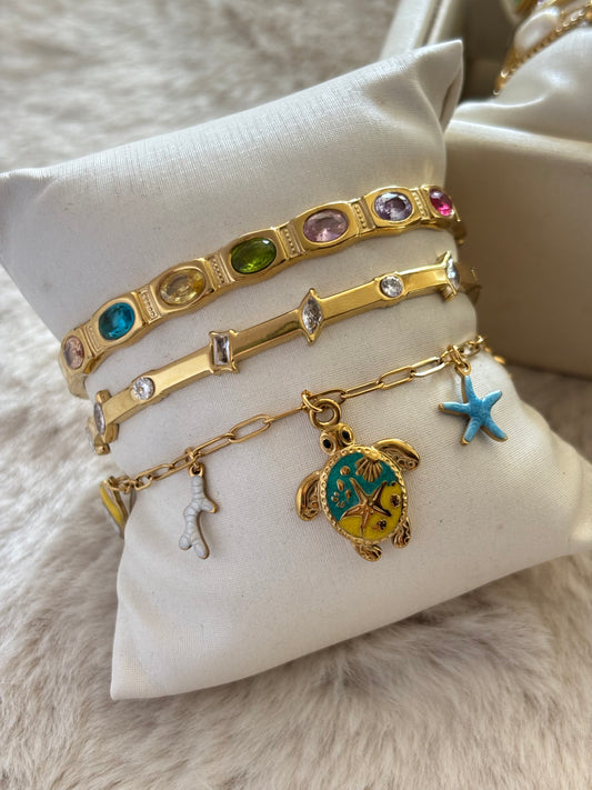 Sun Kissed Bracelet Stack