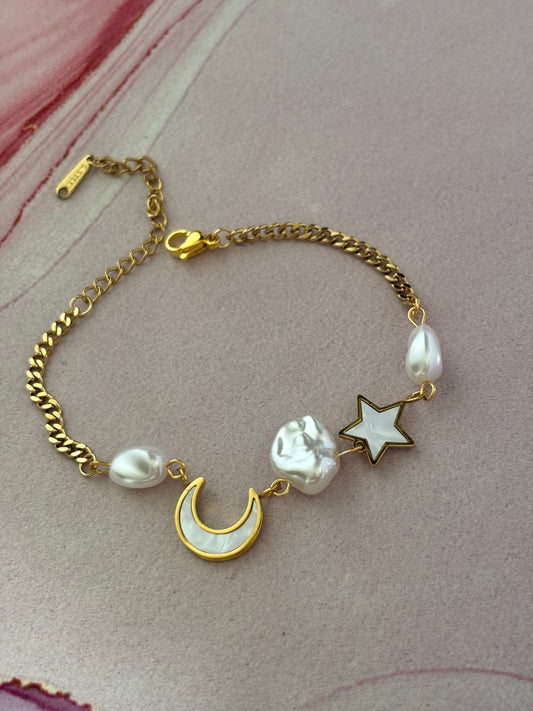 Celestial-pearl Bracelet