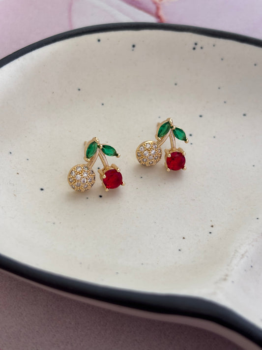 Cherry Bling Earring