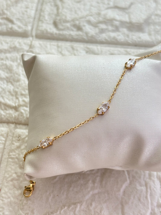 Trio Marquise Bracelet