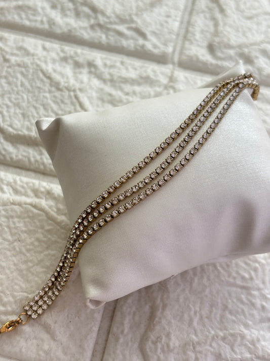 Trinity Tennis Bracelet