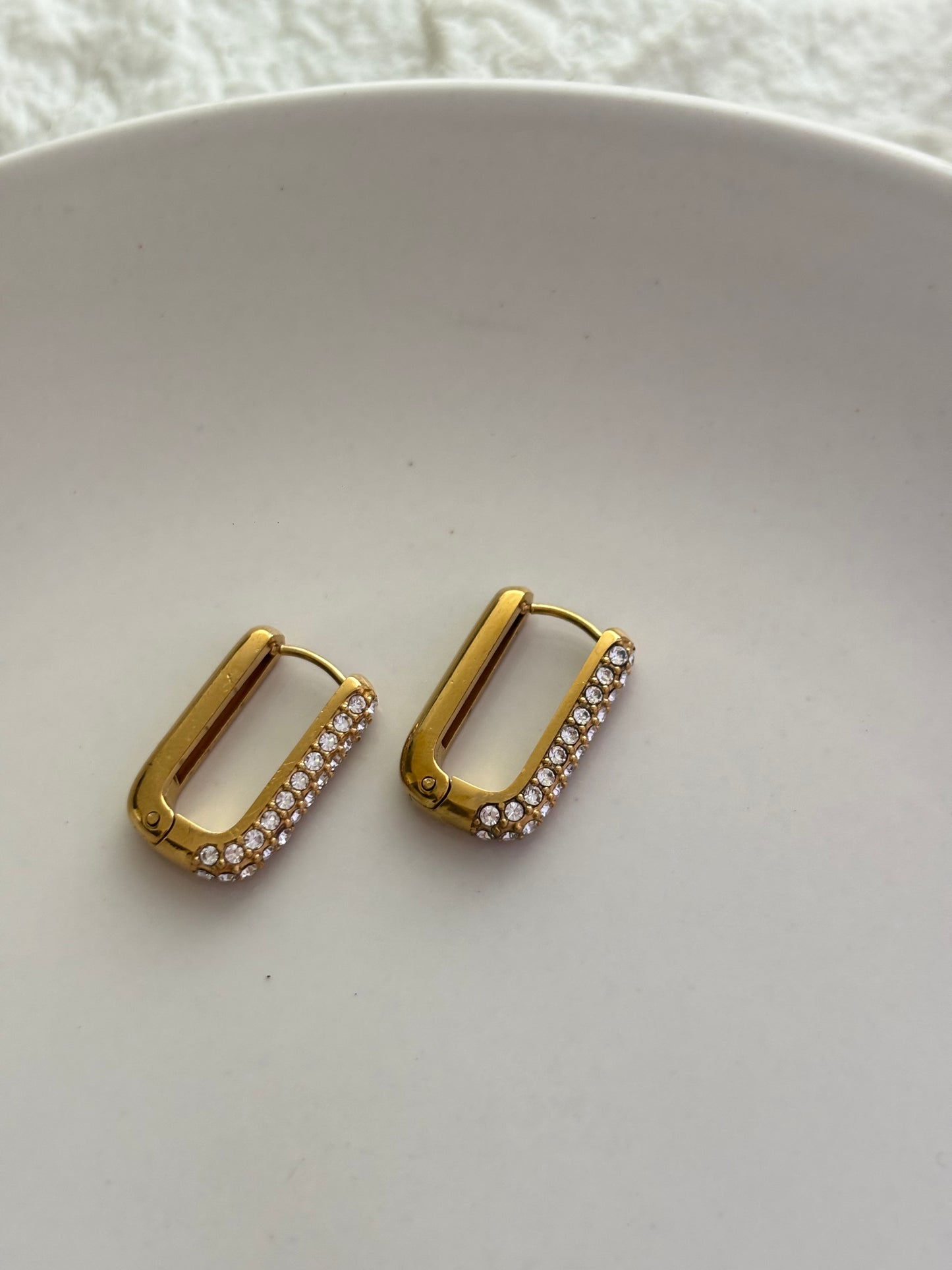 Zaria Studded Hoops