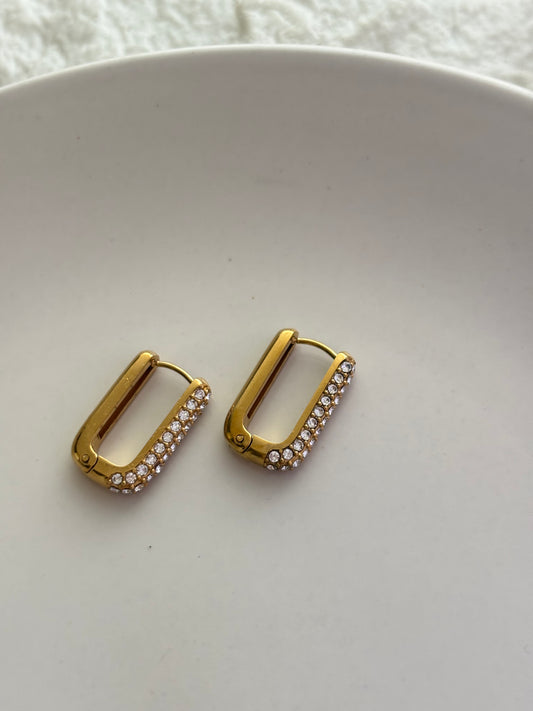 Zaria Studded Hoops