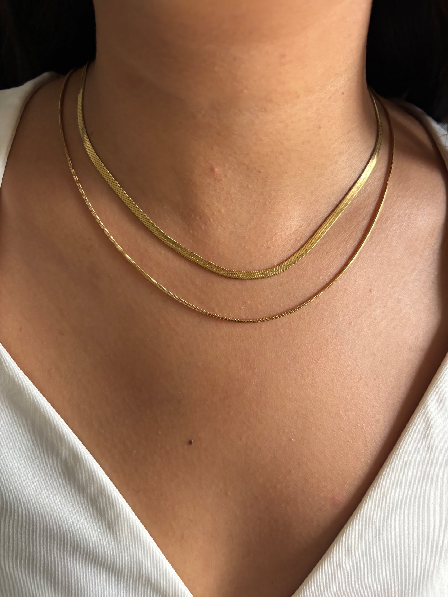 Double Layered Snake Chain