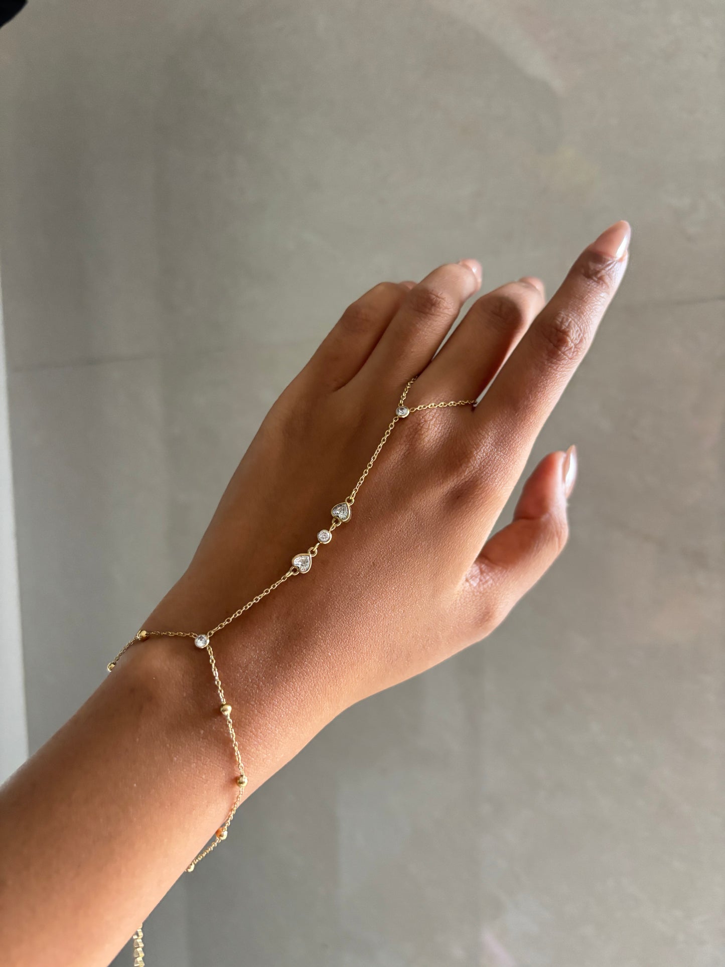 Cupid Heart Handchain
