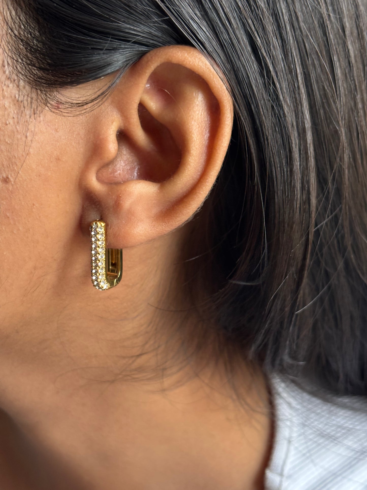 Zaria Studded Hoops