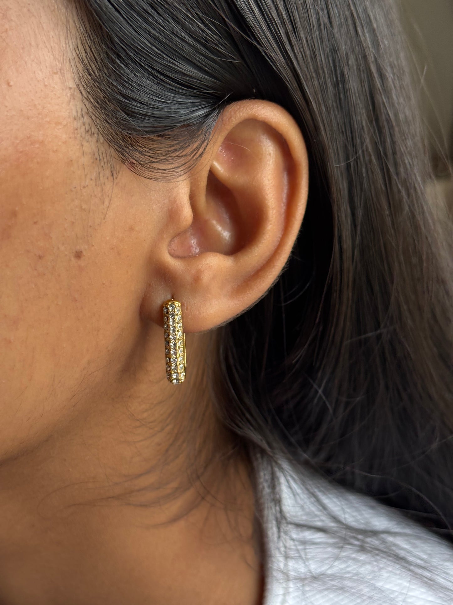 Zaria Studded Hoops