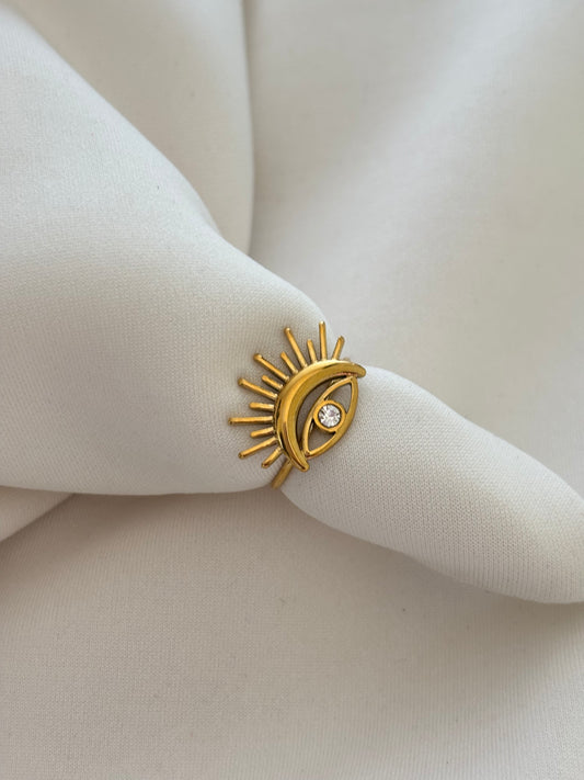 The Regal Eye Adjustable Ring