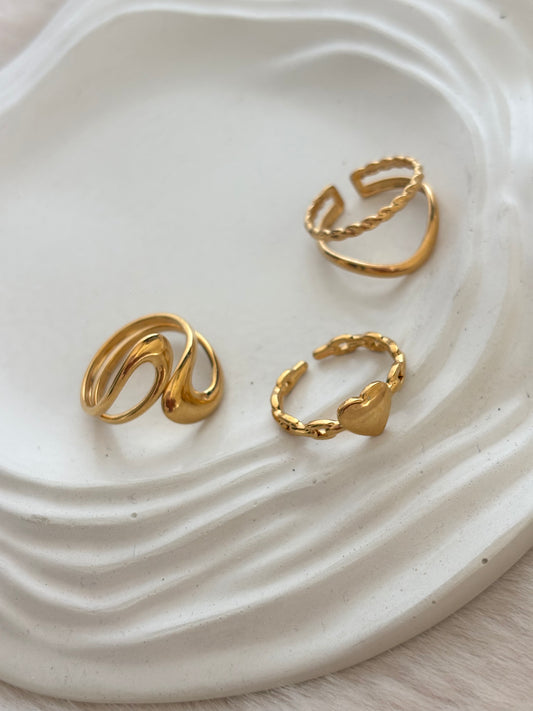 Ring Stack-3 Adjustable Stainless Steel