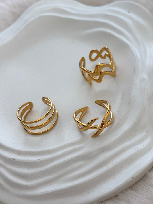 Ring Stack-5 Adjustable - Stainless Steel