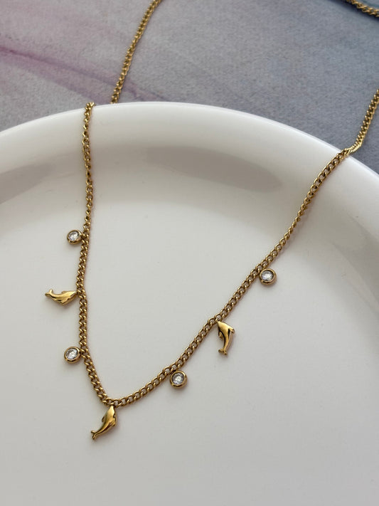 Dolphin Charm Necklace